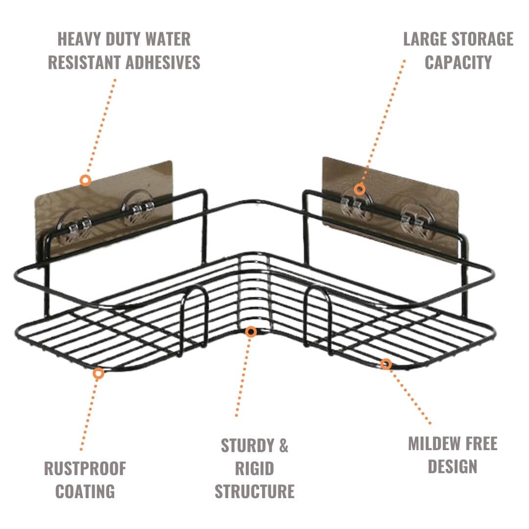 Lively® 100000142 Drill Free Shower Caddy 2.0